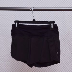 LULULEMON black running shorts